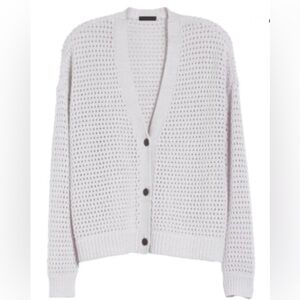ATM Anthony Thomas Melillo Light Lavender Textured Cardigan